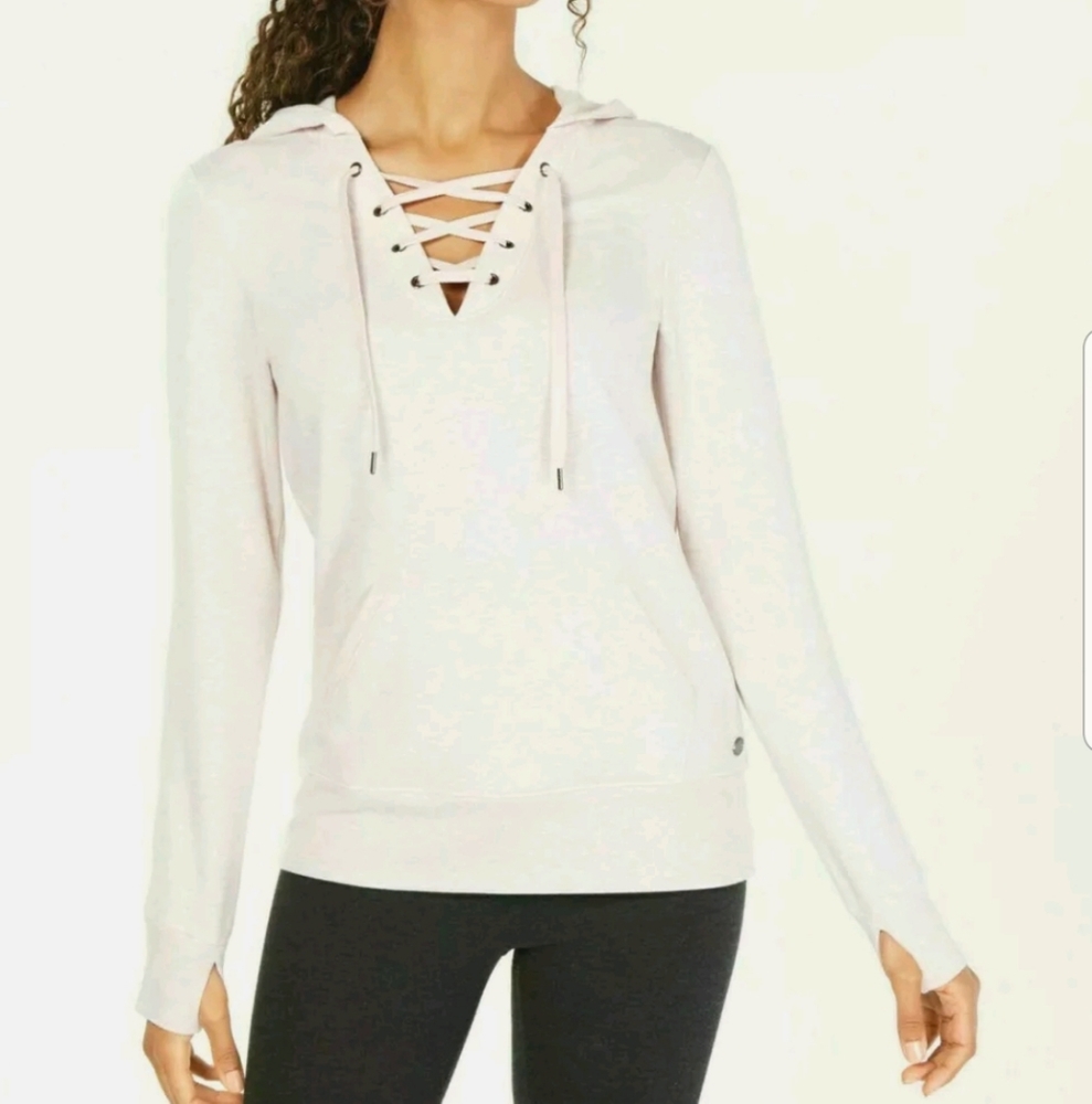 Ideology Womens Essential Hoodie Posy Pink XXL NWT